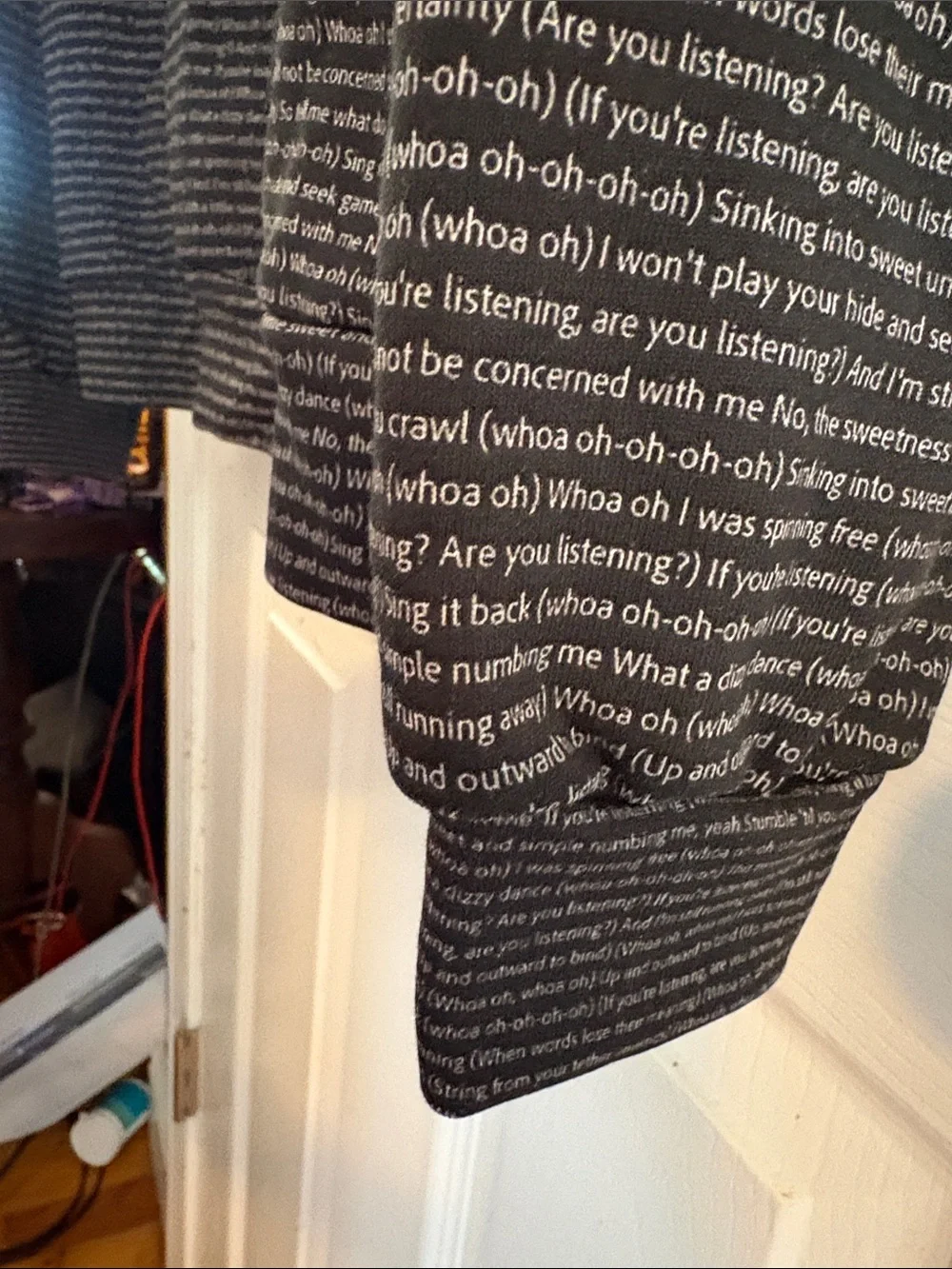 Jimmy Eat World Sweetness Lyrics Men’s Hoodie Sweatshirt - Brand Unknown Sz M